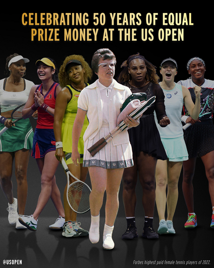 全米オープンの男女の賞金格差がなくなって50年【NOBU TENNIS BLOG】