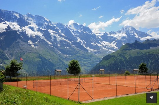 コートのある風景／こんなところでテニスがしたい【NOBU TENNIS BLOG】